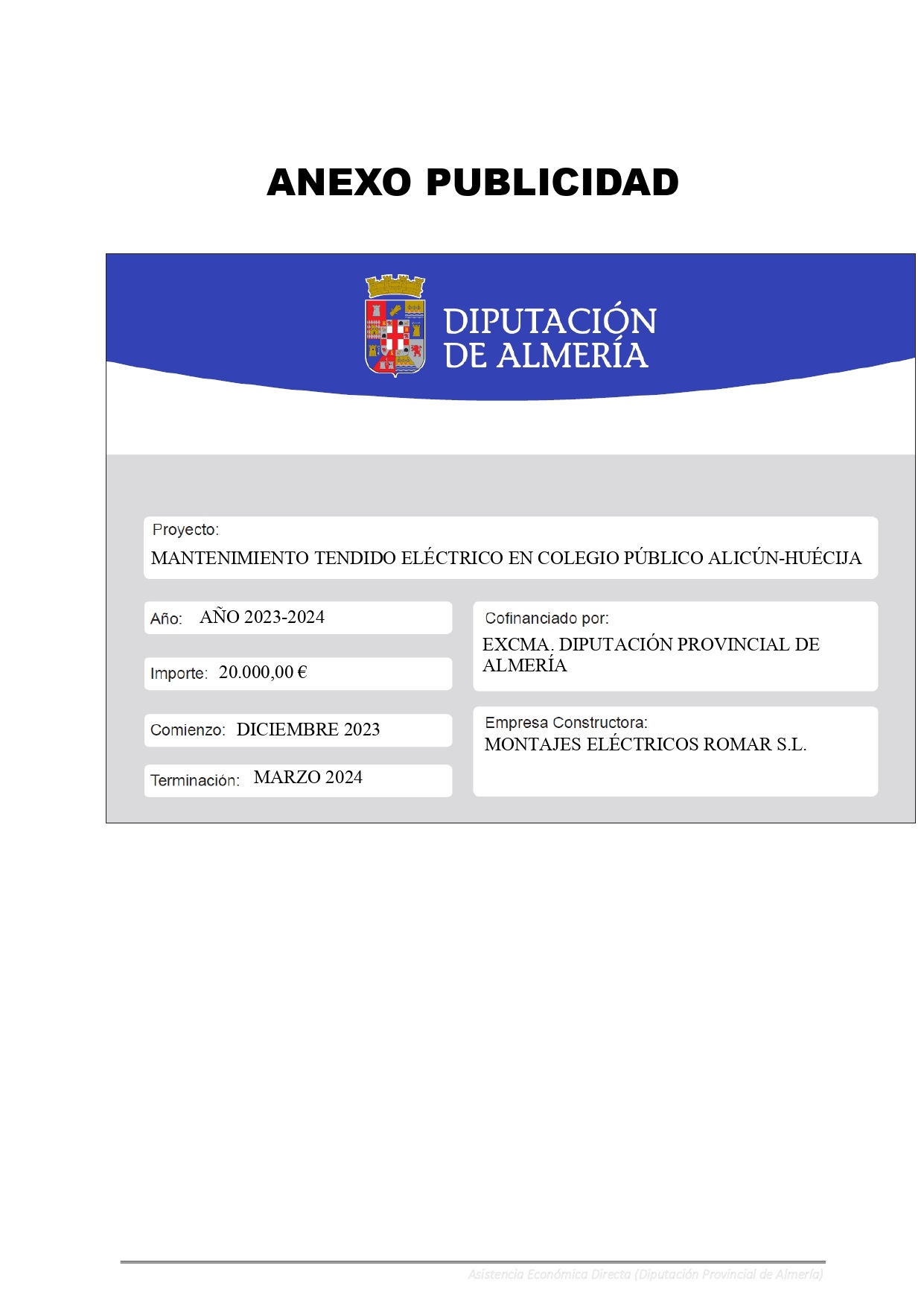 ASISTENCIA ECONOMICA DIRECTA